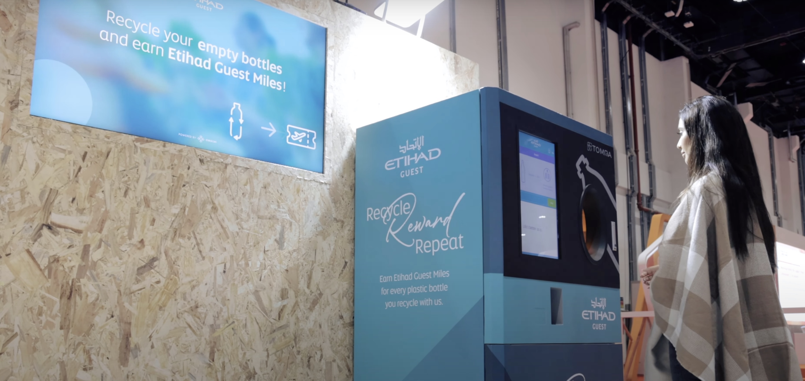 Sustainability Pays: OmboriGrid and Etihad Airways partner to deploy smart recycling kiosks at Abu Dhabi Sustainability Week