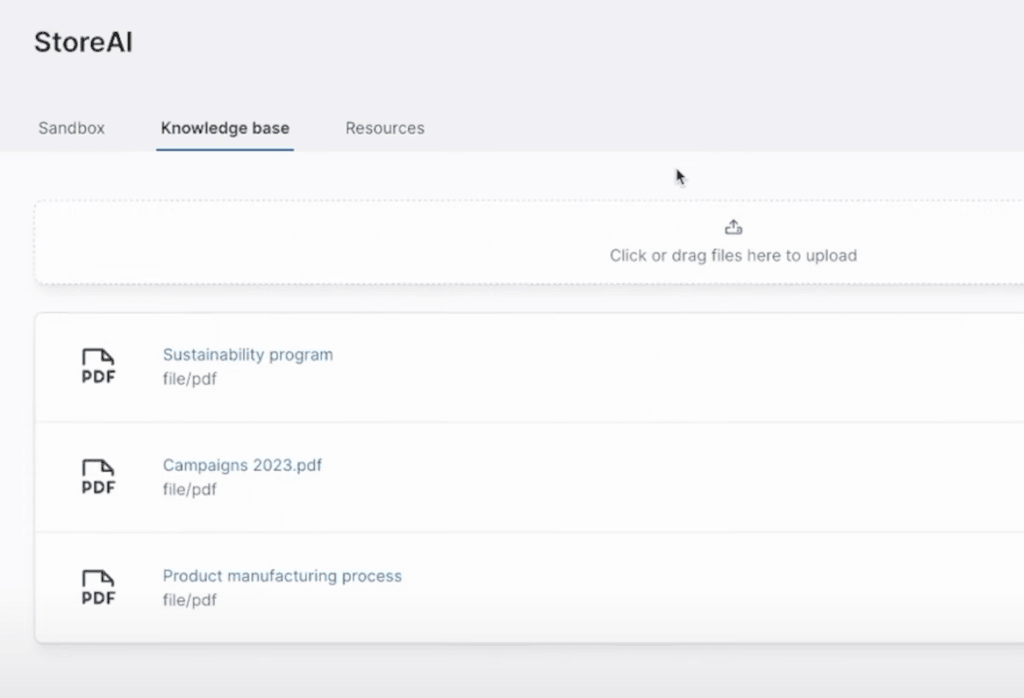 Using private data to build retail chatbots in StoreAI